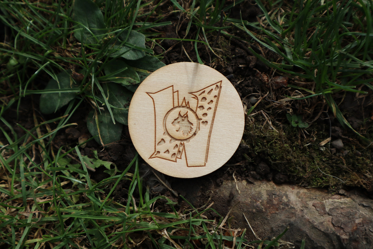 Holz-Magnet